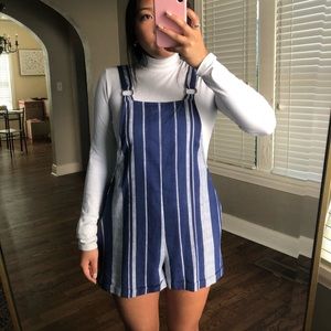 Forever 21 linen overalls